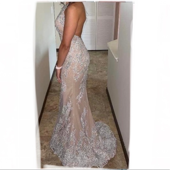 Portia & scarlet silver nice dress - Picture 2 of 2